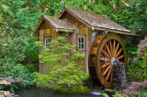 Water Wheels As In Old Mill